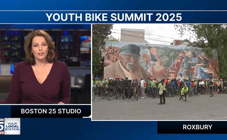 Hundreds participate in the three-day ‘youth bike summit’ in Roxbury